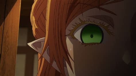 Wallpaper Isekai Ojisan Elf Isekai Ojisan Green Eyes Anime Girls Anime Screenshot Closeup