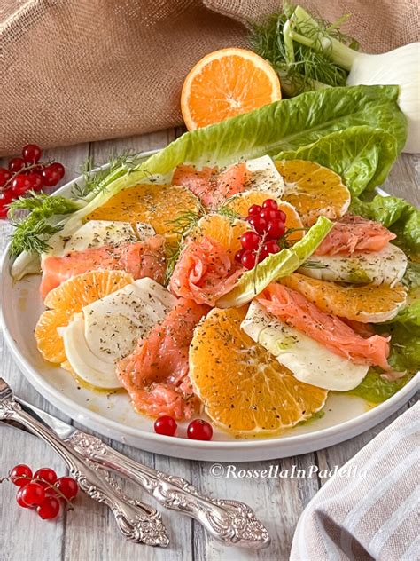 Insalata Arance Finocchi E Salmone Ricetta