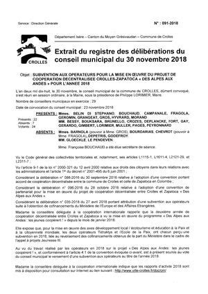 Calam O Crolles Deliberation Subvention Aux Op Rateurs