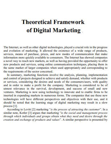 Theoretical Framework - 29+ Examples, Google Docs, Word, How to Draft, PDF