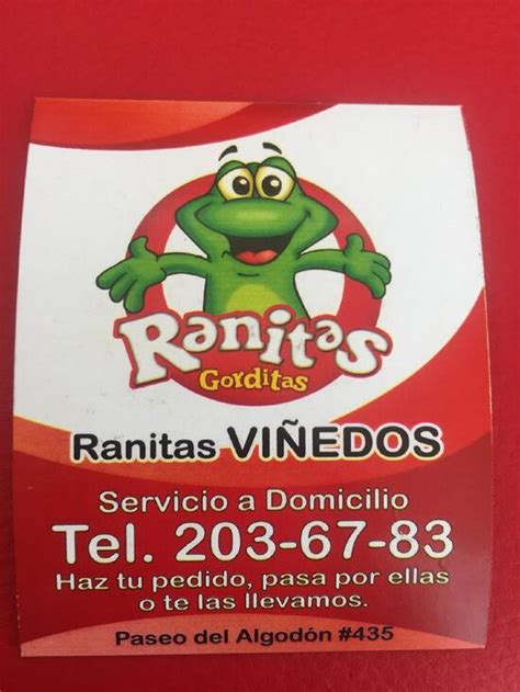 Menu At Gorditas Las Ranitas Viñedos Restaurant Torreón