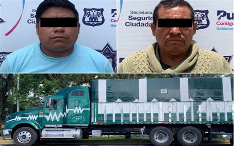 Ladrones De Veh Culo Y Tractocami N Son Atrapados En Puebla Cr Nica