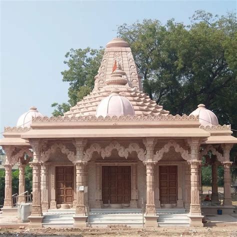 41 Feet Outdoor Pink Sandstone Temple Design Antique At Rs 5500000 In