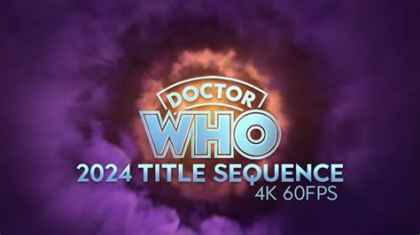 K Fps Doctor Who Title Sequence Youtube