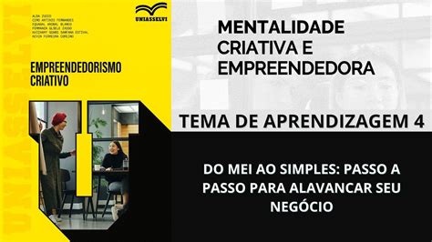 [4/9] EMPREENDEDORISMO CRIATIVO | MENTALIDADE CRIATIVA E EMPREENDEDORA ...