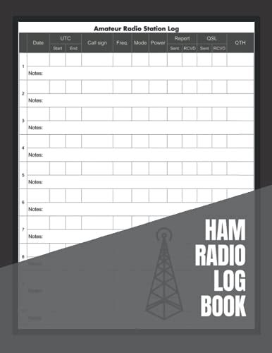 Ham Radio Log Book Amateur Radio Station Operators Log ~ 2000