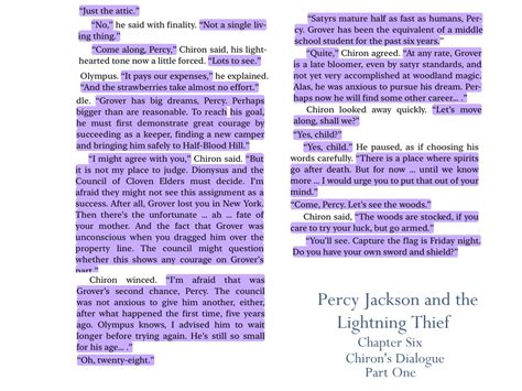 Percy Jackson Quotes On Tumblr All Of Chirons Dialogue From Chapter