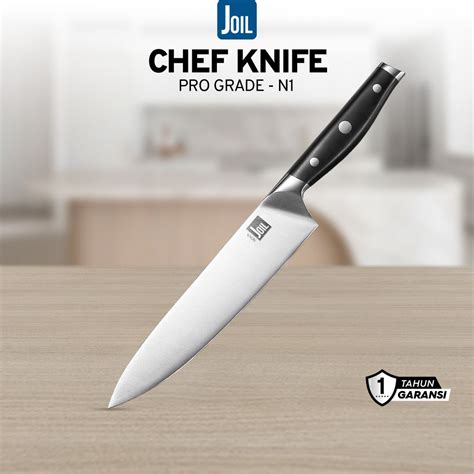 Pisau Dapur Baja Chef Knife Stainless Steel Tajam Joil Ng Joil