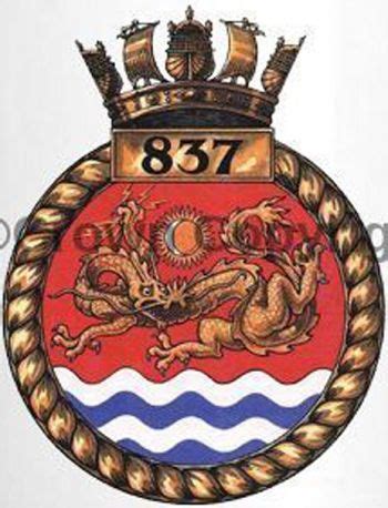 Coat Of Arms Crest Of No 837 Squadron FAA