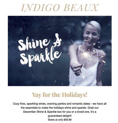 Indigo Beaux December 2016 Subscription Box Spoiler Subscription Box