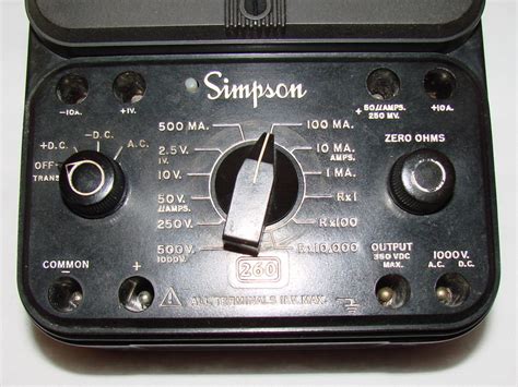 Simpson Series P Volt Ohm Milliammeter