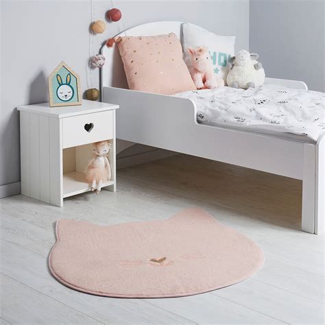 Alfombra Infantil Cm Chaton Rosa Textiles Para Ni Os Eminza