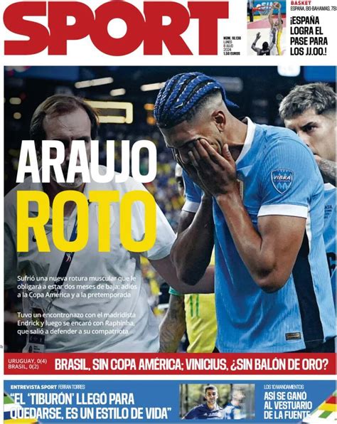 Capa Jornal Sport Julho Capasjornais Pt