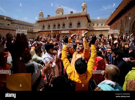 Devotees Sing And Dance To Celebrate Ramnavmi Festival Celebrated As