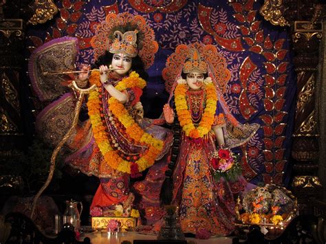 Iskcon Chicago Deity Darshan July Flickr