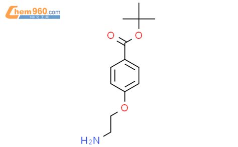 2639450 28 3 Tert butyl 4 2 aminoethoxy benzoate化学式结构式分子式mol 960化工网