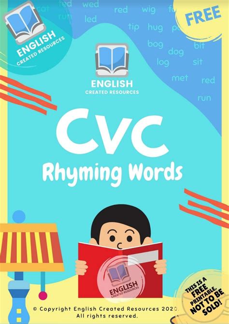 Cvc Rhyming Words Activities English Created Resources