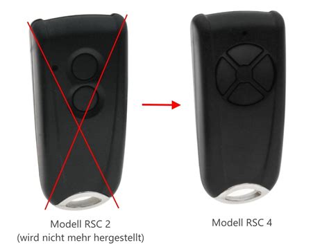 IsoMatic Handsender RSC2 mit 433 MHz Funkfrequenz Hörmann Novoferm