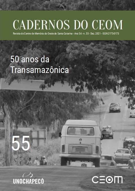 v 34 n 55 2021 50 anos da Transamazônica Revista Cadernos do Ceom