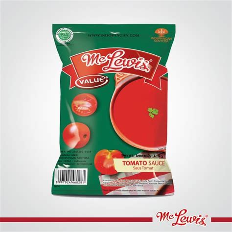 Mc Lewis Tomato Sauce Value Kg Saus Tomat B Kg Shopee Indonesia