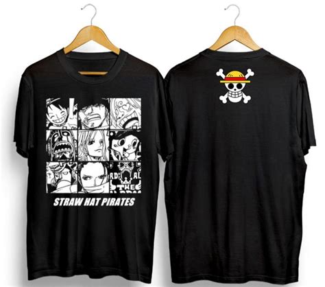 Vdr Store Kaos One Piece Siluet Kaos Luffy One Piece Kaos Anime