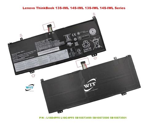 L18D4PF0 L18M4PF0 L18C4PF0 4ICP4 41 110 Laptop Internal Battery For