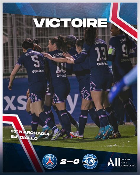 Psg F Minines On Twitter C Est Termin Une Tr S Belle Victoire De