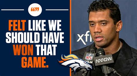 Russell Wilson FEELS Broncos Should Have Beaten Chargers On MNF I FULL