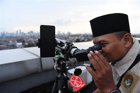 Hilal Tidak Terlihat Di Beberapa Daerah Idul Fitri Jatuh Rabu Besok