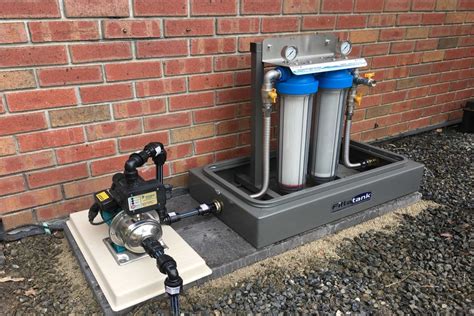 Twin Cartridge Free Standing Rainwater Filtration System The Tank