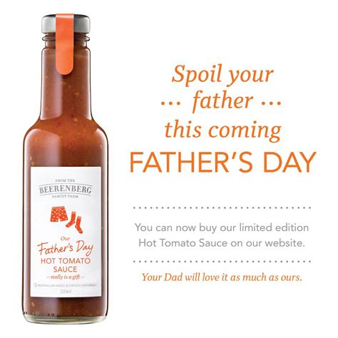 Spoil Your Dad With Our Limited Edition Father S Day Hot Tomato Sauce
