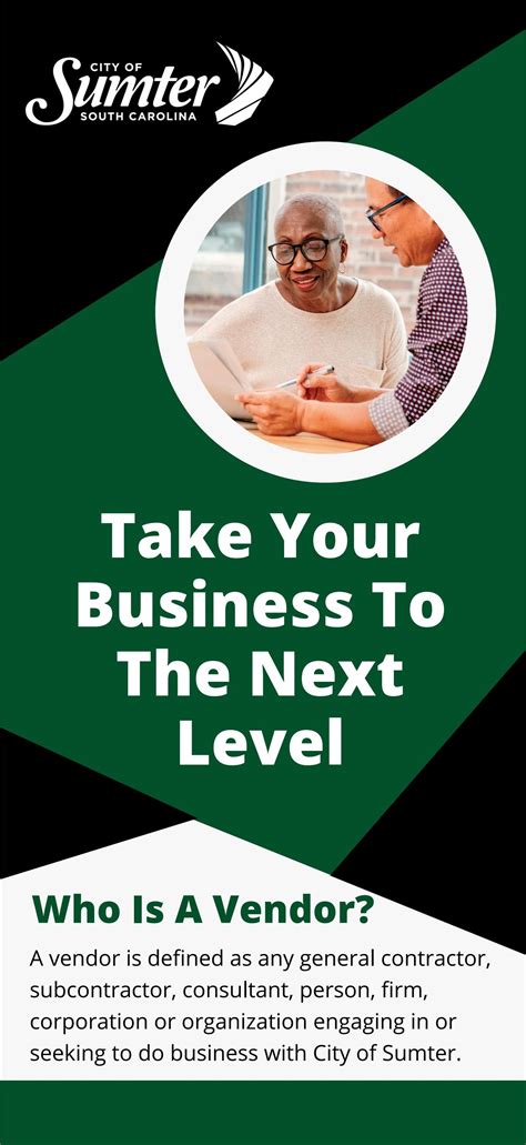 How to Become a Vendor for the City of Sumter, South Carolina by