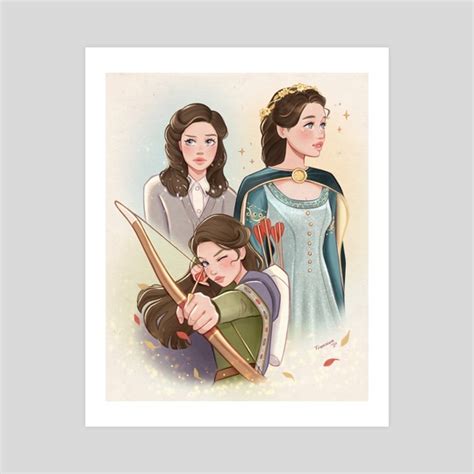 Susan Pevensie, an art print by vickyillustrations - INPRNT