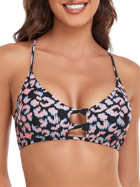 Relleciga Women S Strappy Triangle Bikini Top For Women Walmart