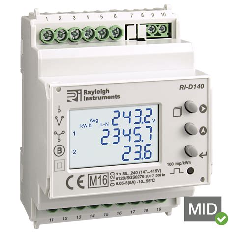 Rayleigh Instruments Ri D Multifunction Energy Meters Mid