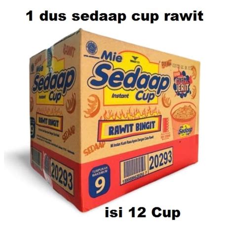 Jual 1 Dus Mie Sedaap Cup 77g X 12 Cup Shopee Indonesia