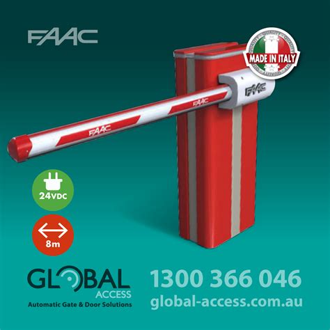 FAAC B680 24v Automatic Barrier 3 4 5 6 7 8m Global Access