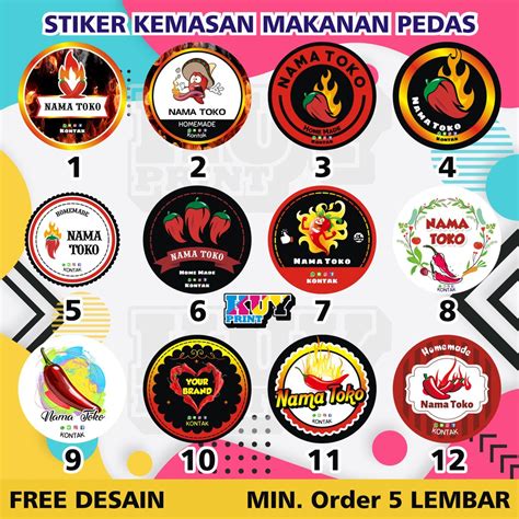 Detail Contoh Logo Stiker Makanan Koleksi Nomer 33