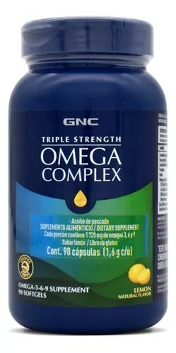 Gnc Triple Strength Omega Complex MercadoLibre