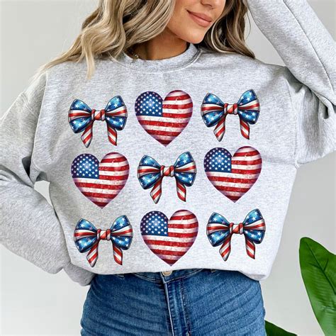 Coquette 4th Of July Png Usa Png Coquette Bow Png 4th Of July Sublimation Freedom American