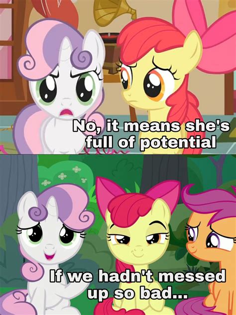 Sweetie Belles First And Last Lines My Little Pony Comic Sweetie