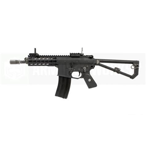 Emg Knights Armament Airsoft Pdw M2 Compact Gas Blowback Rifle Black