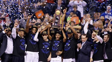 Duke Defeats Wisconsin 68 63 To Win Ncaa Championship