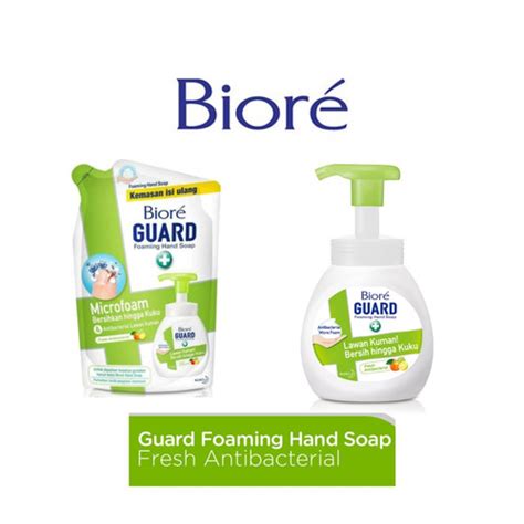 Jual Biore Guard Foaming Hand Soap Fresh Antibacterial Ml Refill