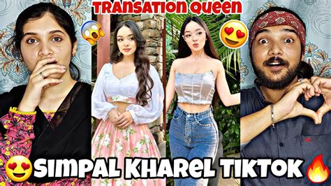 Simpal Kharel New Transition Tiktok Videos Pakistani Reaction On