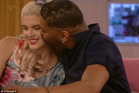 Cbb Ashley James Shares A Steamy Kiss With Ginuwine Daily Mail Online