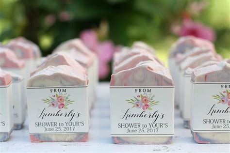 Floral Bridal Shower Soap Favors Full Size Unique Bridal Shower Favors Garden Bridal