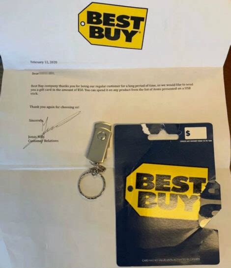 Scammers Mailing Fake Best Buy T Cards With Malicious Tech