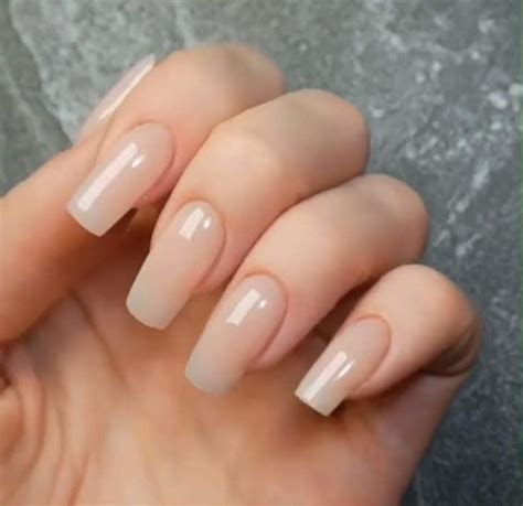 Pin By Min On Nails Oval Acrylic Nails Cute Acrylic Nails Blush