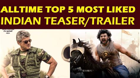 Top 3 Most Liked Indian Teaser Trailer In 24 Hours Vivegam Trailer